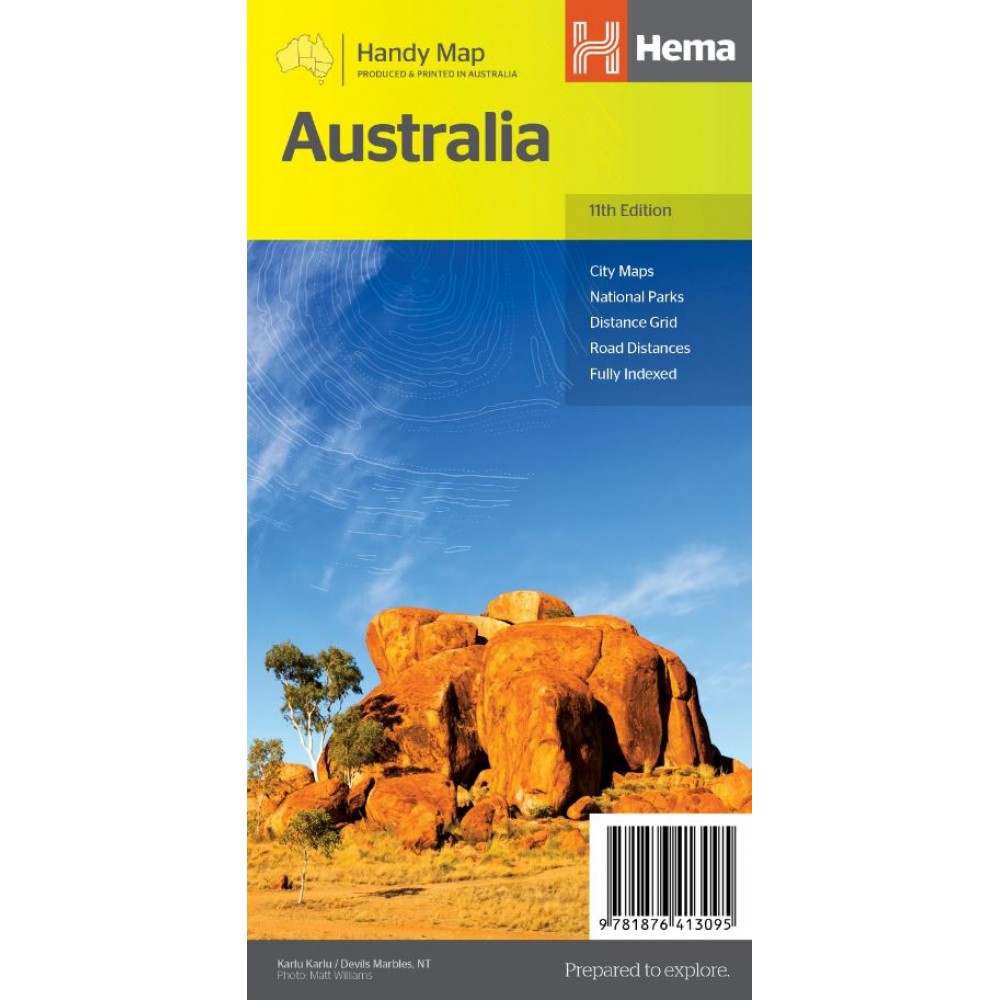 Australien Handy map Hema